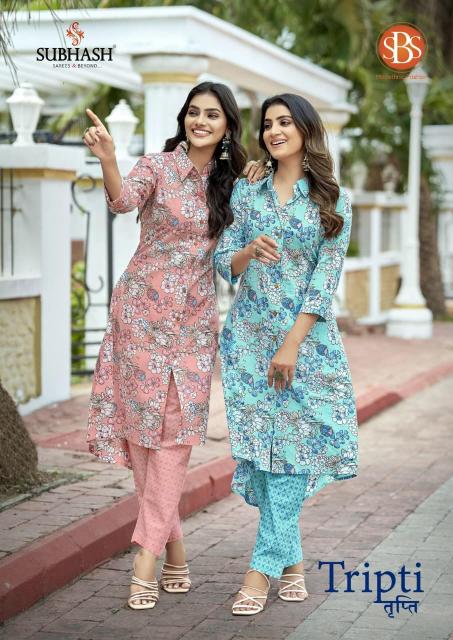 Subhash tripti branded kurtis at wholesale price